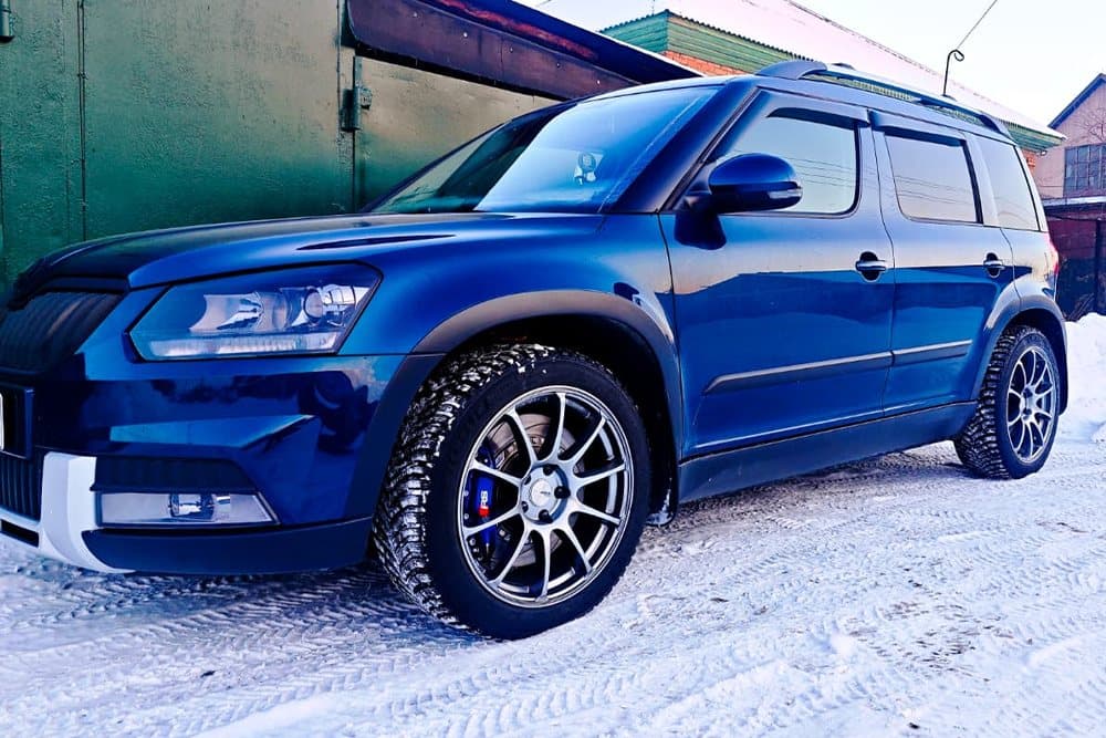 Skoda Yeti с тормозами SAVANINI